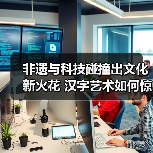 非遗与科技碰撞出文化新火花 汉字艺术如何惊艳世界?(图4) 非遗与科技碰撞出文化新火花 汉字艺术如何惊艳世界?(图4)