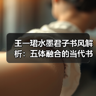 王一珺水墨君子书风解析:五体融合的当代书法典范(图2) 王一珺水墨君子书风解析:五体融合的当代书法典范(图2)