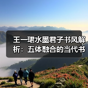 王一珺水墨君子书风解析:五体融合的当代书法典范(图4) 王一珺水墨君子书风解析:五体融合的当代书法典范(图4)