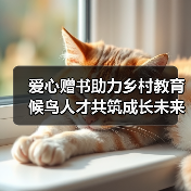 爱心赠书助力乡村教育 候鸟人才共筑成长未来(图2) 爱心赠书助力乡村教育 候鸟人才共筑成长未来(图2)