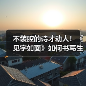 不装腔的诗才动人!《见字如面》如何书写生命印记(图3) 不装腔的诗才动人!《见字如面》如何书写生命印记(图3)