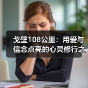 戈壁108公里:用爱与信念点亮的心灵修行之旅(图4) 戈壁108公里:用爱与信念点亮的心灵修行之旅(图4)