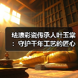珐琅彩瓷传承人叶玉棠：守护千年工艺的匠心之路（图2）