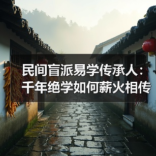 民间盲派易学传承人:千年绝学如何薪火相传?(图2) 民间盲派易学传承人:千年绝学如何薪火相传?(图2)
