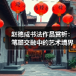 赵德成书法作品赏析：笔墨交融中的艺术境界