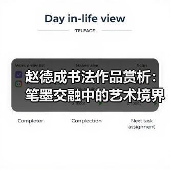 赵德成书法作品赏析：笔墨交融中的艺术境界（图3）