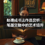赵德成书法作品赏析：笔墨交融中的艺术境界（图4）