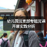 幼儿园党支部专题党课开展实践分析（图1）