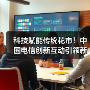 科技赋能传统花市！中国电信创新互动引领新春体验