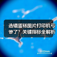 选错蛋糕图片打印机亏惨了？关键指标全解析