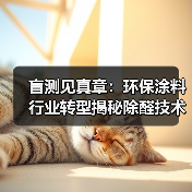 盲测见真章：环保涂料行业转型揭秘除醛技术突破