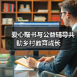 爱心赠书与公益辅导共助乡村教育成长(图1) 爱心赠书与公益辅导共助乡村教育成长(图1)