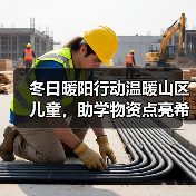 冬日暖阳行动温暖山区儿童，助学物资点亮希望