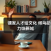 银发人才绘文化 候鸟助力焕新城(图4) 银发人才绘文化 候鸟助力焕新城(图4)