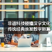 非遗科技碰撞汉字文化 传统经典焕发数字新篇