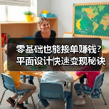 零基础也能接单赚钱?平面设计快速变现秘诀(图2) 零基础也能接单赚钱?平面设计快速变现秘诀(图2)
