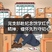 党支部赴纪念馆学红色精神，缅怀先烈守初心（图4）