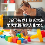 【金马贺岁】张氏大洪拳代表性传承人张世宏向全国人民拜年（图1）