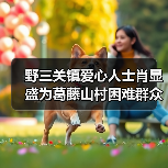 野三关镇爱心人士肖显盛为葛藤山村困难群众谭支爱送去慰问物资与慰问金