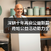 深耕十年再启公益新篇：霞姐公益活动助力全民幸福成长