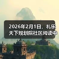 2026年2月1日，礼乐天下规划院社区阅读中心在北京和河南礼乐书院同时成立