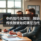 中药现代化突围:解码传统智慧如何满足当代健康需求(图4) 中药现代化突围:解码传统智慧如何满足当代健康需求(图4)