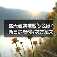 雪天通勤难题怎么破?新日梦想6解决方案来了!(图3) 雪天通勤难题怎么破?新日梦想6解决方案来了!(图3)