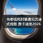 当老钱风时装遇见沉浸式戏剧 路卡迪龙2026城市之旅 武汉站