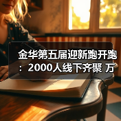 金华第五届迎新跑开跑:2000人线下齐聚 万人云端同启新程(图2) 金华第五届迎新跑开跑:2000人线下齐聚 万人云端同启新程(图2)
