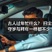 古人过年忙什么？ 扫尘守岁与拜年一样都不少