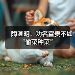 陶渊明：功名富贵不如“偷菜种菜”