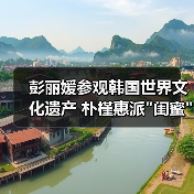 彭丽媛参观韩国世界文化遗产 朴槿惠派