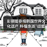 彭丽媛参观韩国世界文化遗产 朴槿惠派