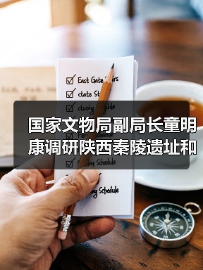 国家文物局副局长童明康调研陕西秦陵遗址和考古陈列（图2）