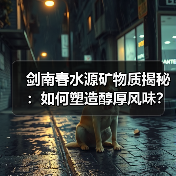 剑南春水源矿物质揭秘：如何塑造醇厚风味？