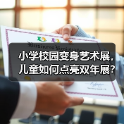 小学校园变身艺术展,儿童如何点亮双年展?(图2) 小学校园变身艺术展,儿童如何点亮双年展?(图2)