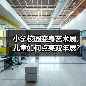 小学校园变身艺术展,儿童如何点亮双年展?(图3) 小学校园变身艺术展,儿童如何点亮双年展?(图3)