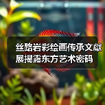 丝路岩彩绘画传承文獻展揭露东方艺术密码(图2) 丝路岩彩绘画传承文獻展揭露东方艺术密码(图2)