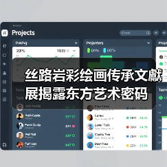 丝路岩彩绘画传承文獻展揭露东方艺术密码(图4) 丝路岩彩绘画传承文獻展揭露东方艺术密码(图4)