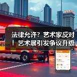 法律允许？艺术家反对！艺术展引发争议升级