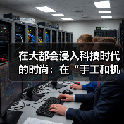 在大都会浸入科技时代的时尚：在“手工和机械之间的调停必是人心”（图1）