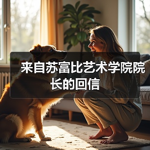 来自苏富比艺术学院院长的回信(图1) 来自苏富比艺术学院院长的回信(图1)