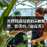 光怪陆离背后的宗教哲思,陈天灼《自在天》“点燃”长征空间(图1) 光怪陆离背后的宗教哲思,陈天灼《自在天》“点燃”长征空间(图1)