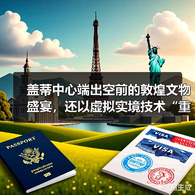盖蒂中心端出空前的敦煌文物盛宴,还以虚拟实境技术“重建”了莫高窟(图3) 盖蒂中心端出空前的敦煌文物盛宴,还以虚拟实境技术“重建”了莫高窟(图3)
