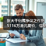 张大千归属争议之作创5116万港元高价，侣明室收藏斩获香港春拍首个白手套专场