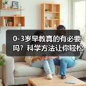 0-3岁早教真的有必要吗？科学方法让你轻松开启宝宝成长第一步