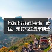 旅游出行规划指南：路线、预算与注意事项全解析（图4）