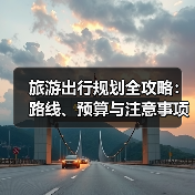 旅游出行规划全攻略:路线、预算与注意事项(图3) 旅游出行规划全攻略:路线、预算与注意事项(图3)