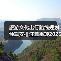 旅游文化出行路线规划预算安排注意事项2026指南