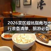2026景区避坑指南与出行准备清单,旅游必备防宰攻略(图3) 2026景区避坑指南与出行准备清单,旅游必备防宰攻略(图3)